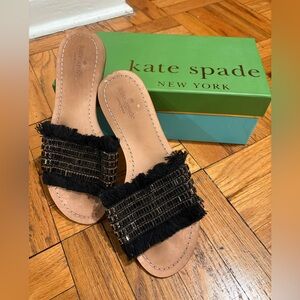 Kate Spade Fringe Slides